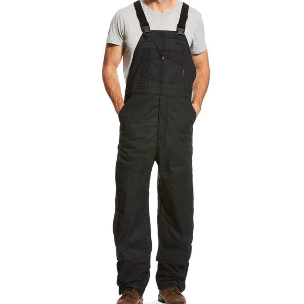 NEW ARIAT Fr Insulated Overall 2.0 Bib Black Size L36-38 (short)